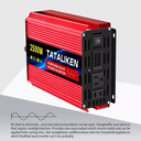 Inversor De Onda Sinusoidal Pura 12v/110v 2500w