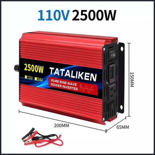 Inversor De Onda Sinusoidal Pura 12v/110v 2500w
